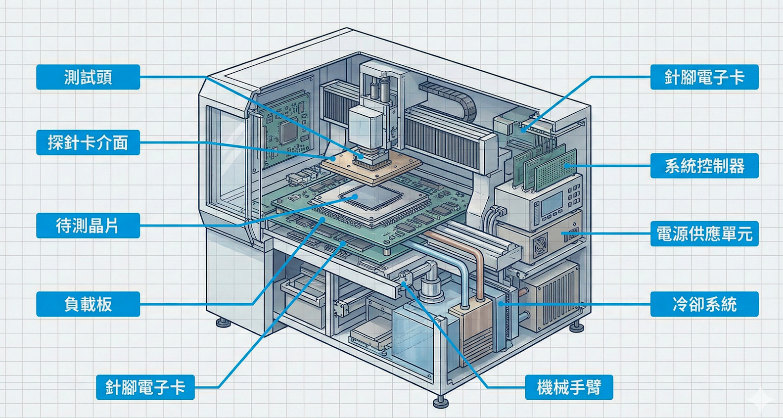 半導體測試產業示意圖
